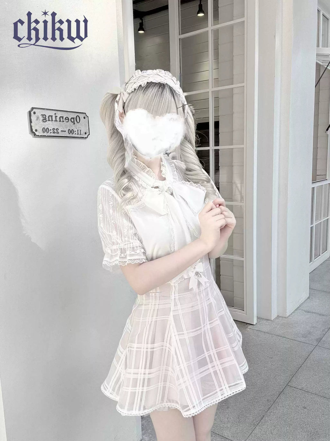Seiso Kei Organza Skirt, Adjustable Back 43724:783751