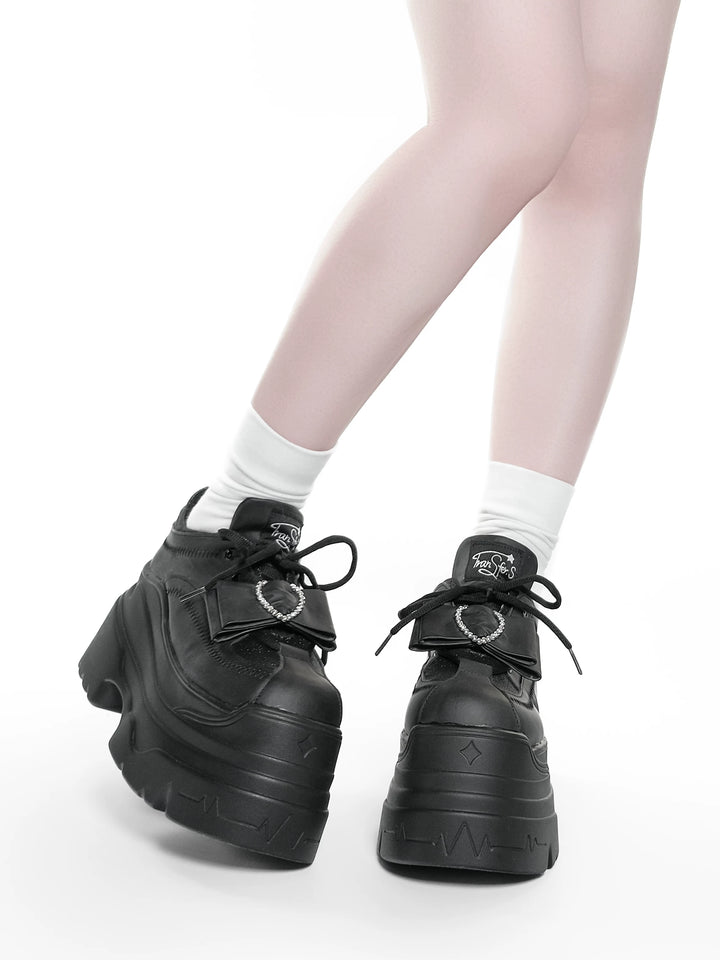 Jirai Kei Platform Shoes, Glitter Upper 45422:847863