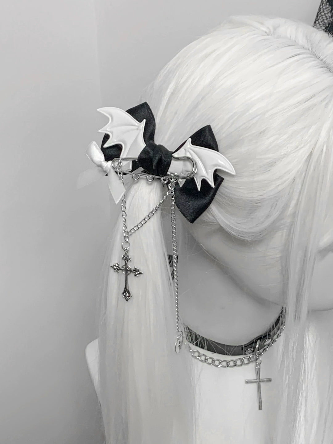 Jirai Kei Hair Clip Subculture Cross Versatile Clip 35516:493780 35516:493780