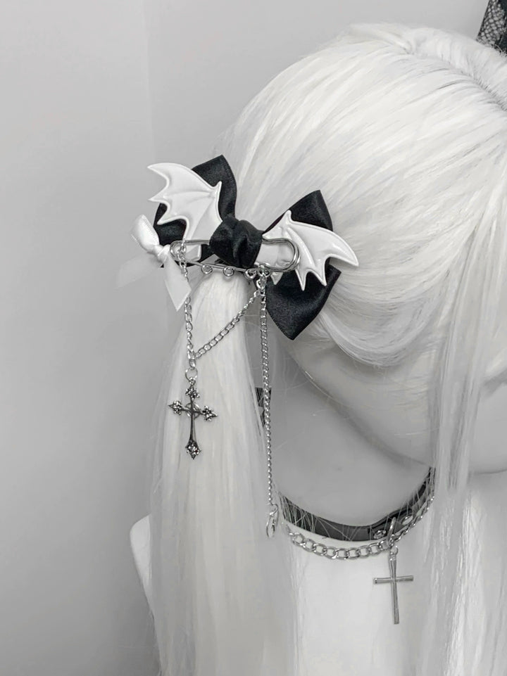 Jirai Kei Hair Clip Subculture Cross Versatile Clip 35516:493780