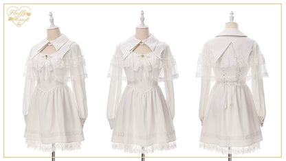 Jirai Kei Dress Decorative Waist Cincher Overskirt (2XL L M S XL) 36968:545200