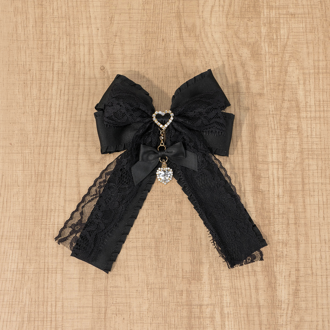 Jirai Kei Brooch Lace Bow Bag Keychain 35298:490060