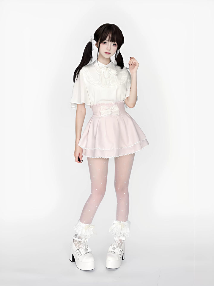 Ryousangata Skirt Outfit, Tencel Blouse 44750:821907