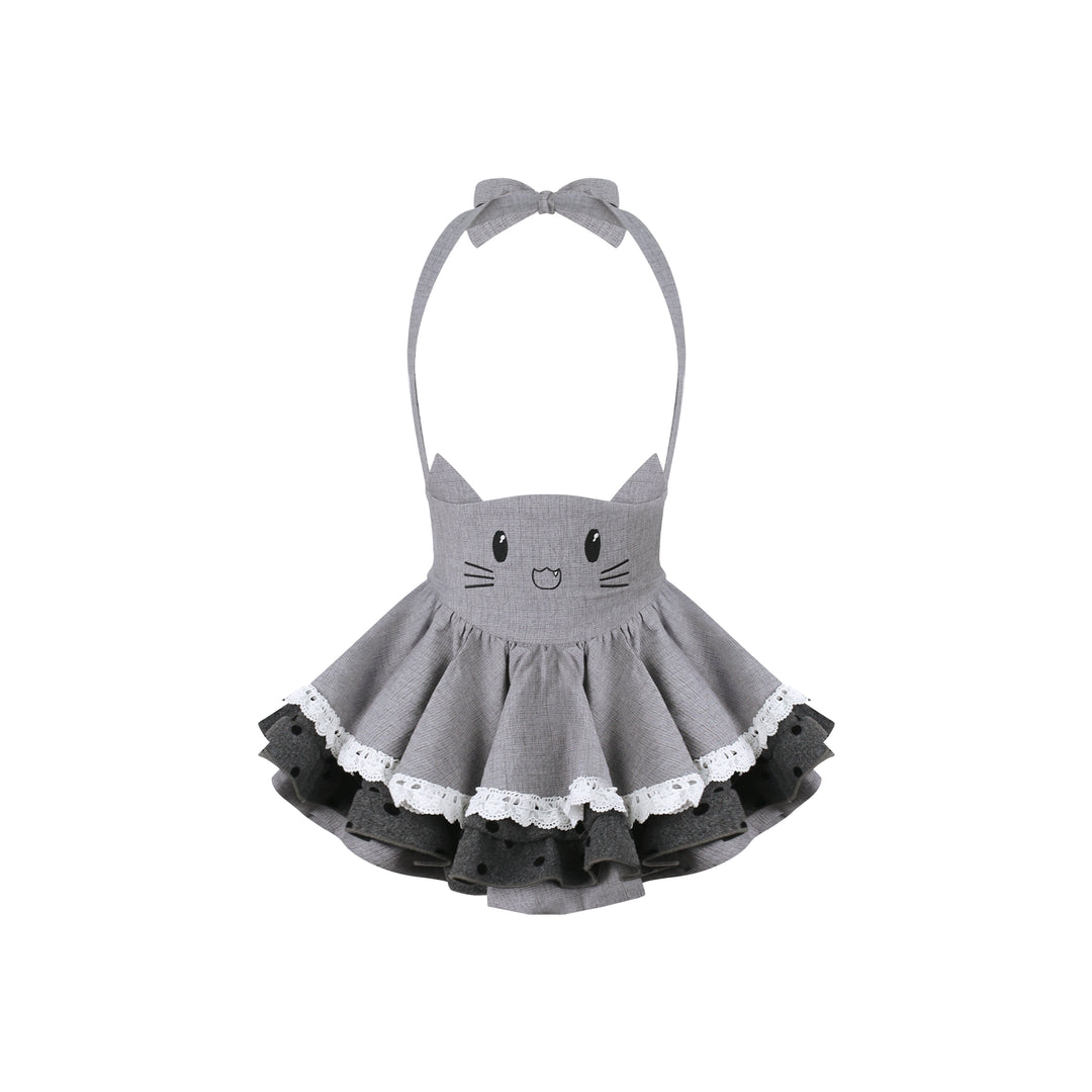 Kawaii Outfit Set, Knit Top, Suspender Skirt and Cape (M S XS) 44083:796614