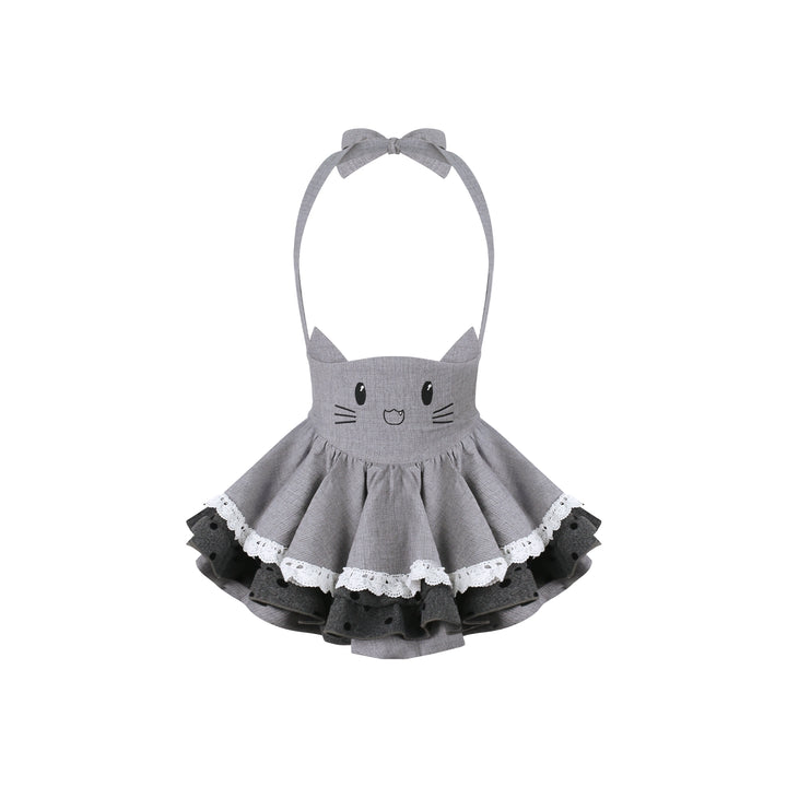 Kawaii Outfit Set, Knit Top, Suspender Skirt and Cape (M S XS) 44083:796614