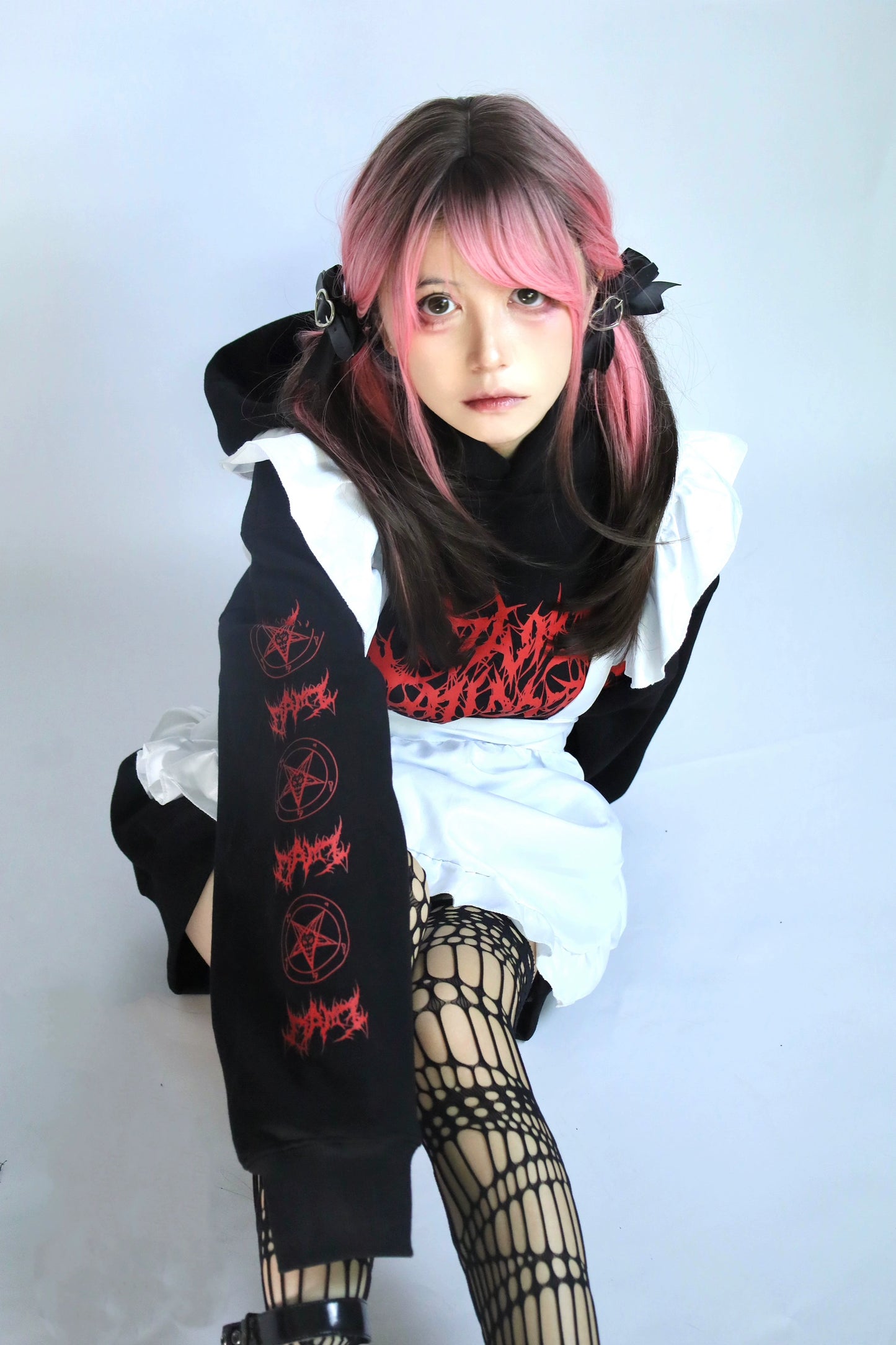 KURIOSITAET - Decora Kei Orange Fleece Hoodie