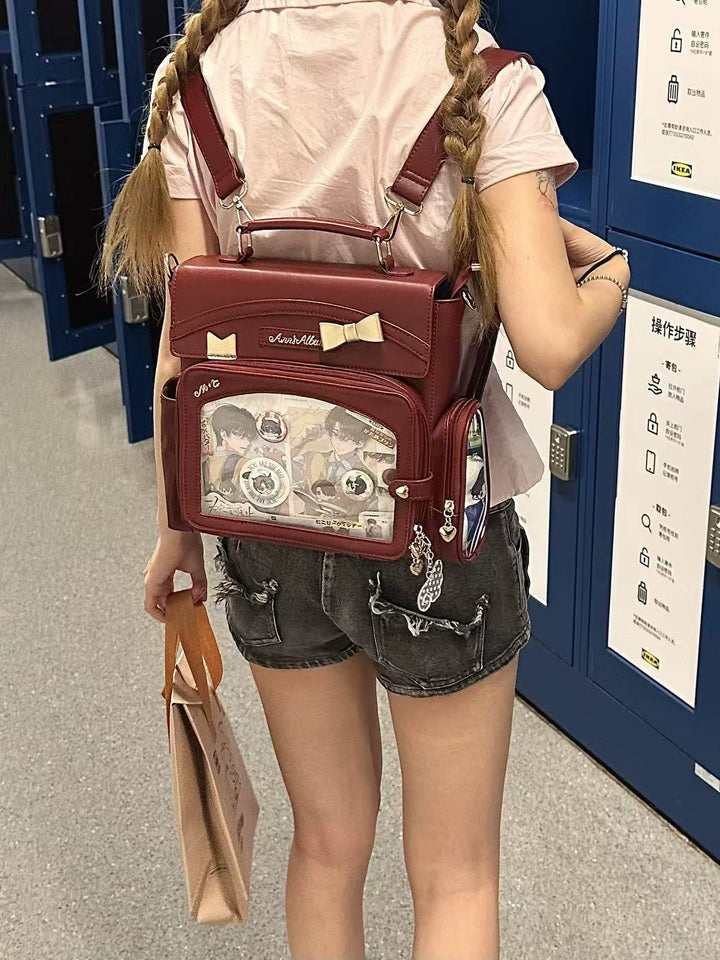 Kawaii Ita Bag with Crossbody Strap, Clear Window 45414:846770