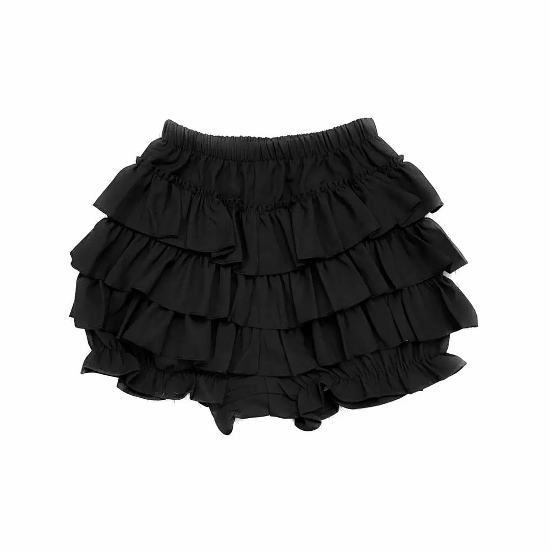 Kawaii Pantskirt Pumpkin Shorts Puff Skirt (L M S / Black) 37734:585076