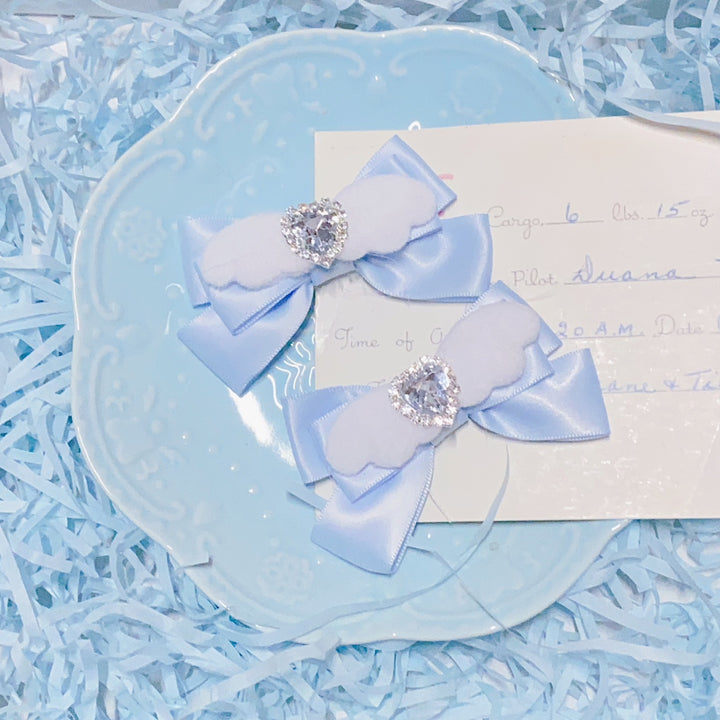 Jirai Kei Angelic Medical Wings Blue Handmade Accessories 29328:352662 29328:352662