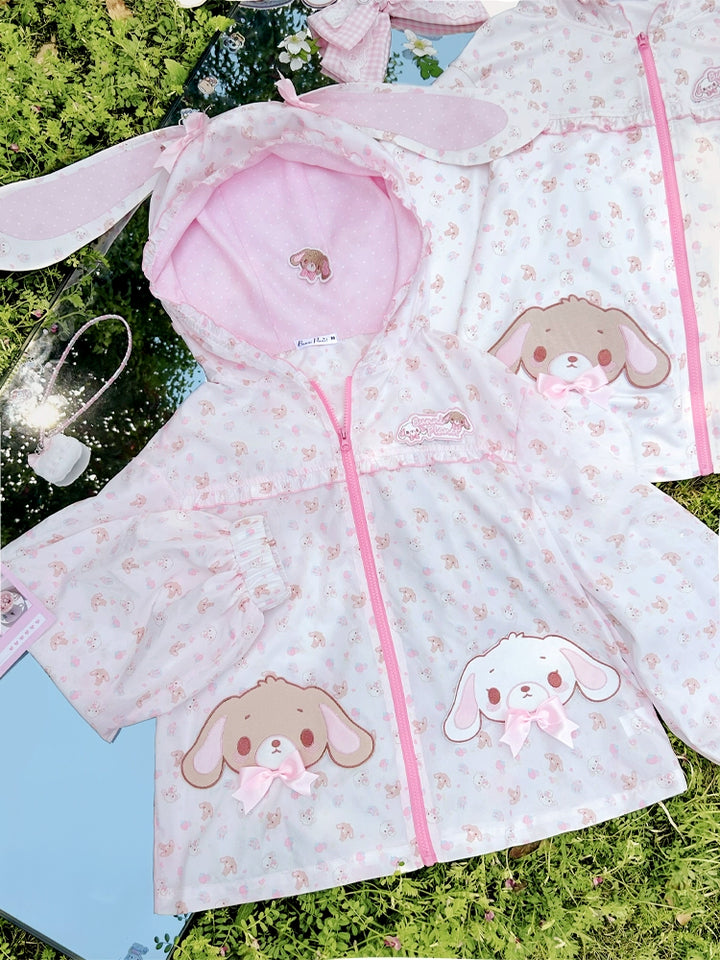 Pink Bunny Kawaii Jacket, UPF50 Sun Protection 42914:757467