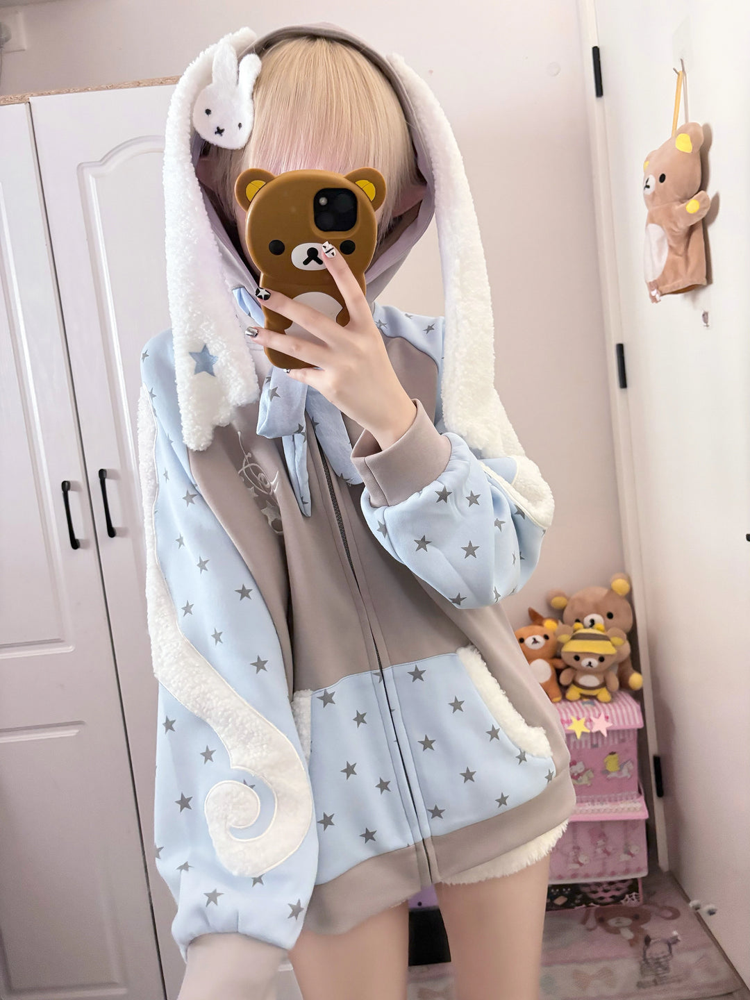 Kawaii Angel Wing Hoodie, Zipper Closure 44034:795057
