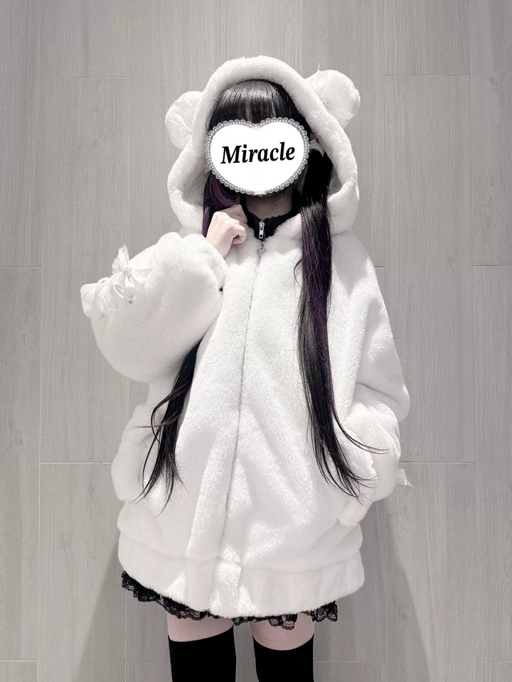 Ryousangata Style Winter Coat, Bear Ear Hood 44414:807515