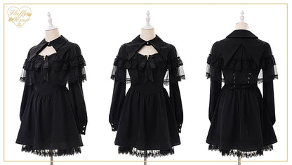 Jirai Kei Dress Decorative Waist Cincher Overskirt (2XL L M S XL) 36968:545276