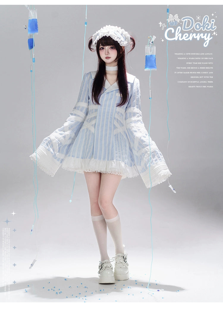 Tenshi Kaiwai Dress + Pocketed Cotton Shorts 43589:780561