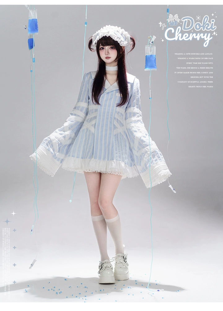 Tenshi Kaiwai Dress + Pocketed Cotton Shorts 43589:780561