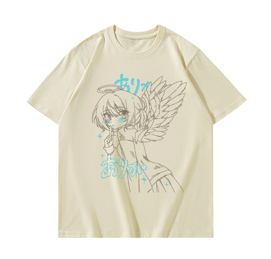 Angel Wings Long Sleeve Anime Print Shirt Multicolor (2XL 3XL L M S XL) 29228:343200 (2XL 3XL L M S XL) 29228:343200