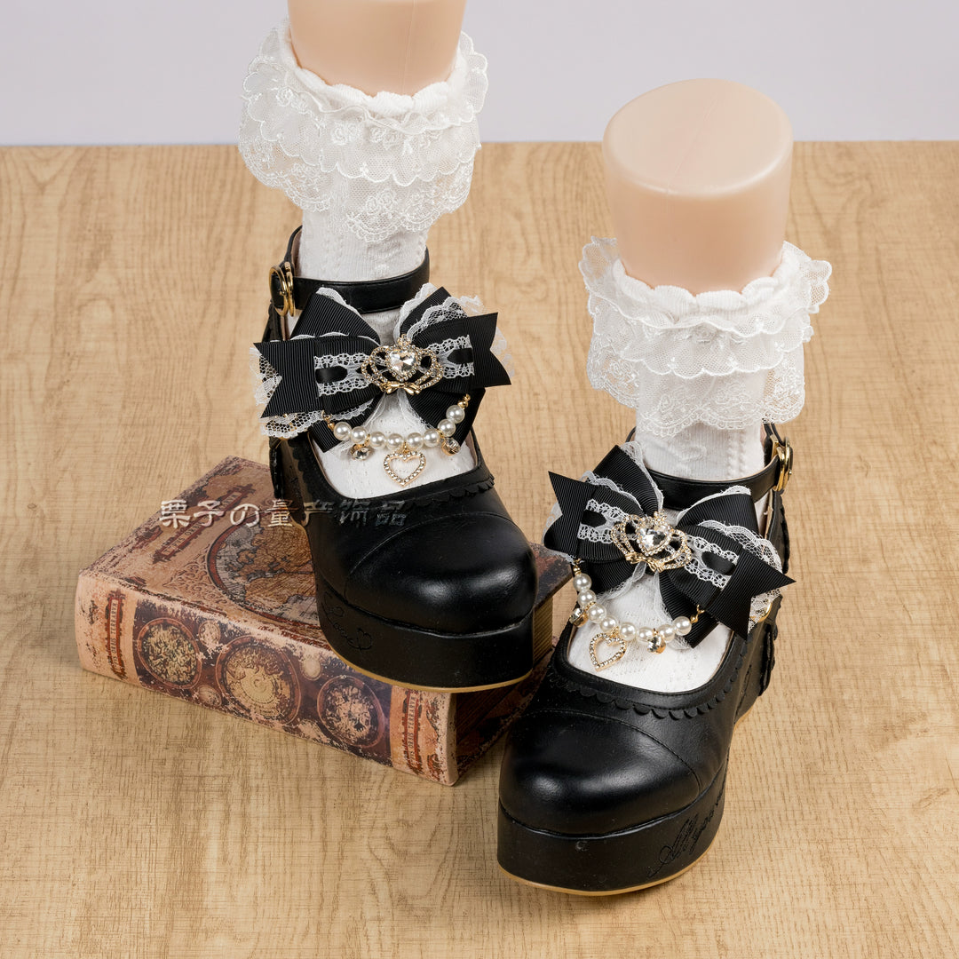 Lace Jirai Kei Shoe Clips, Hair Clips 44009:793141