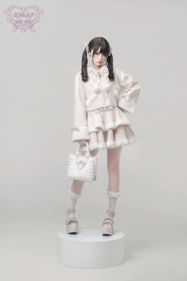 Ryousangata Tiered Skirt Outfit, Detachable Bunny Ear 44592:814091