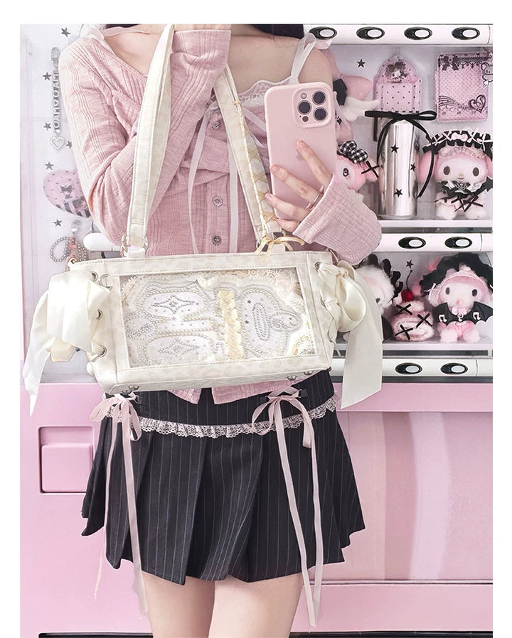 Daily Mini Ita Bag, Clear Window for Dolls & Badges 45427:849569