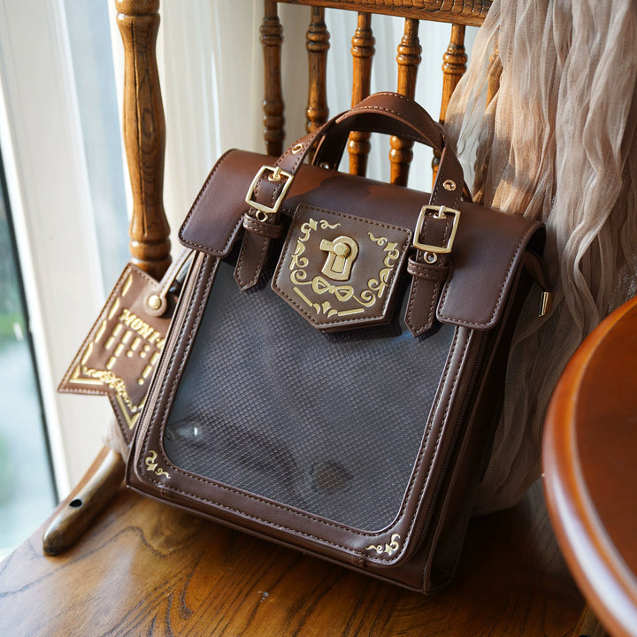 Vintage Embroidered Ita Bag, Clear Display Window 45415:846850
