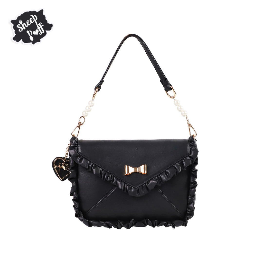 Jirai Kei Lolita Bag Sweet Girly Bow Multicolored Solid Bag 22032:362502 22032:362502