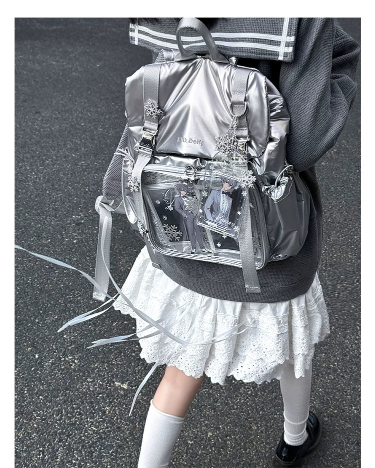 Large Capacity Itabag, Casual School Backpack 45428:848510