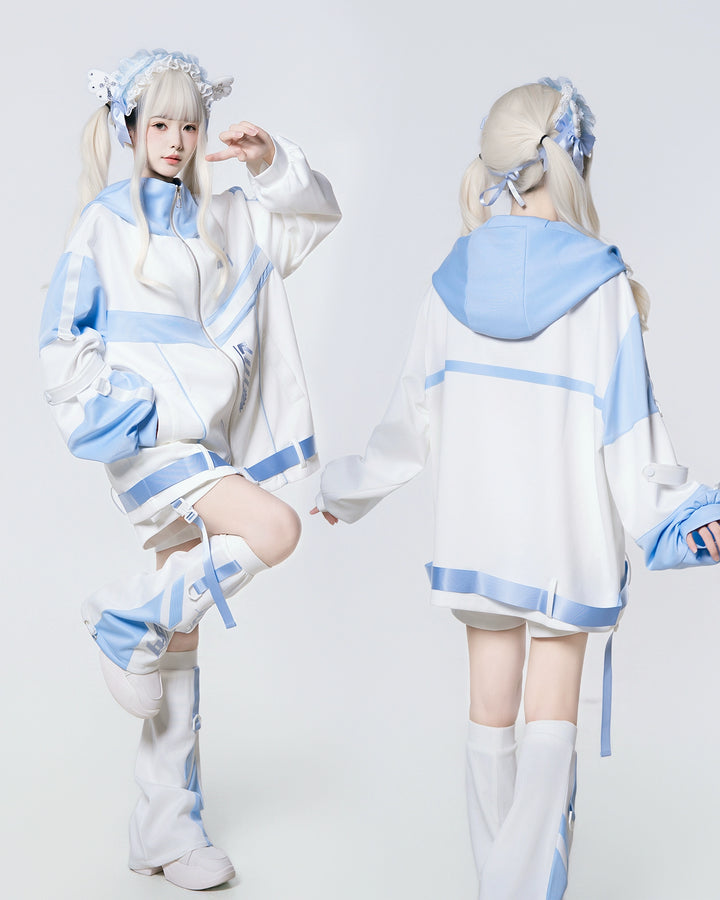 Plus Size Tenshi Kaiwai Outfit, Jacket and Shorts 44120:796939