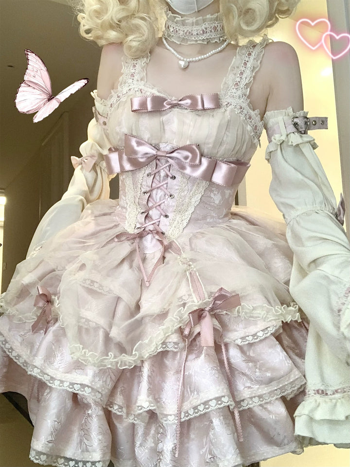 Ballet Lolita Dress Subculture Sweet Spicy Lolita Dress 35312:493098 35312:493098