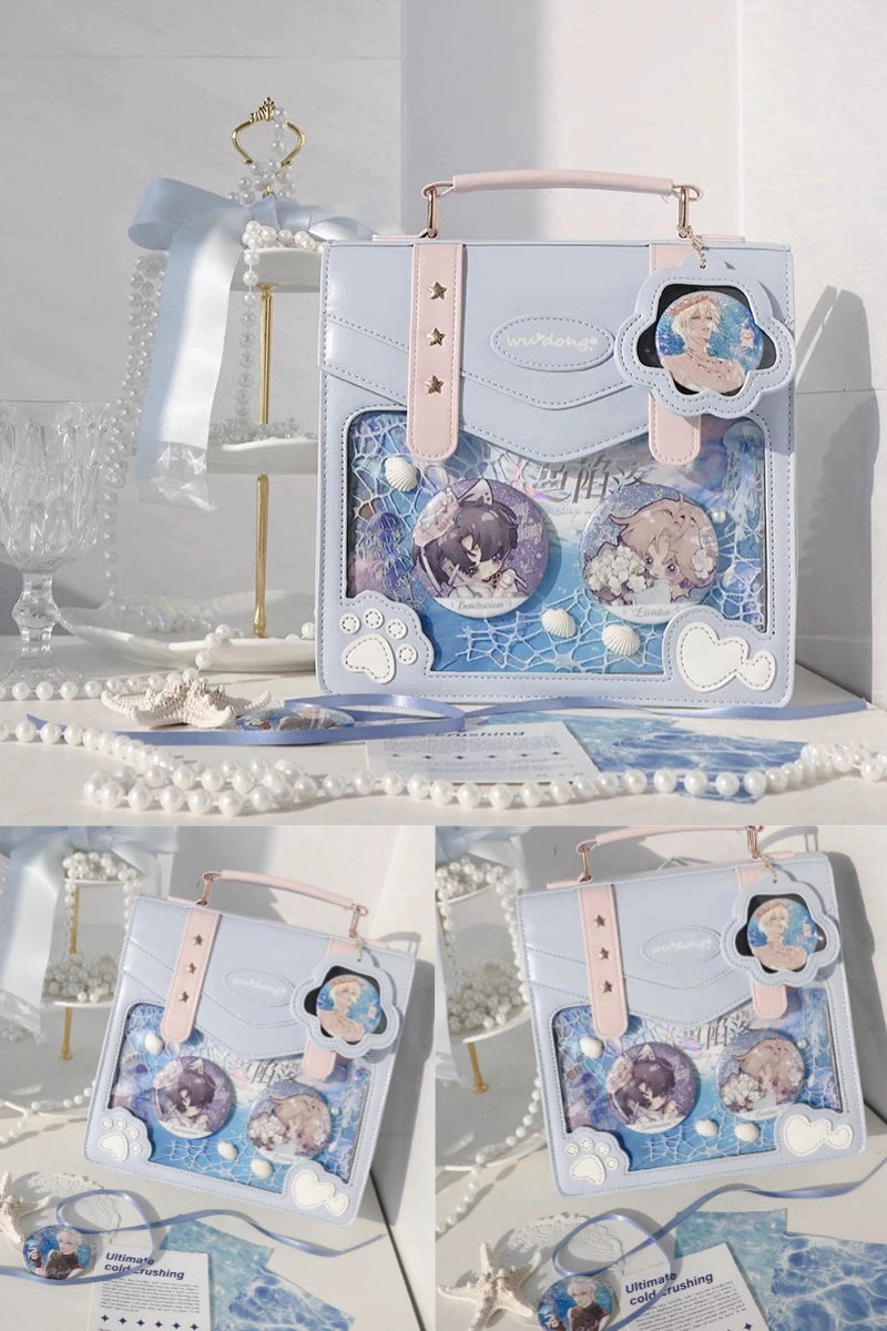 Cat Paw Ita Bag, Backpack with Clear Window 45421:848419