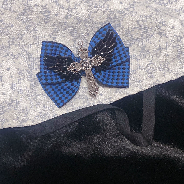 Jirai Kei Y2K Hair Clip Kawaii Edge Blue Gothic Accessories 29332:350032 29332:350032