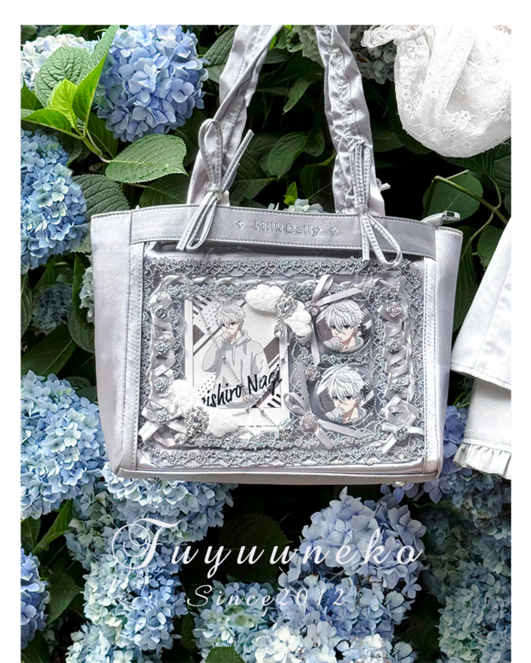 Imitation Silk Tote Itabag, Multiple Color 45430:851514