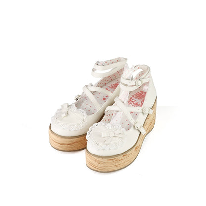 Lolita Shoes Platform Shoes Bow High Heels Shoes (34 35 36 37 38 39 40 41) 35590:542152