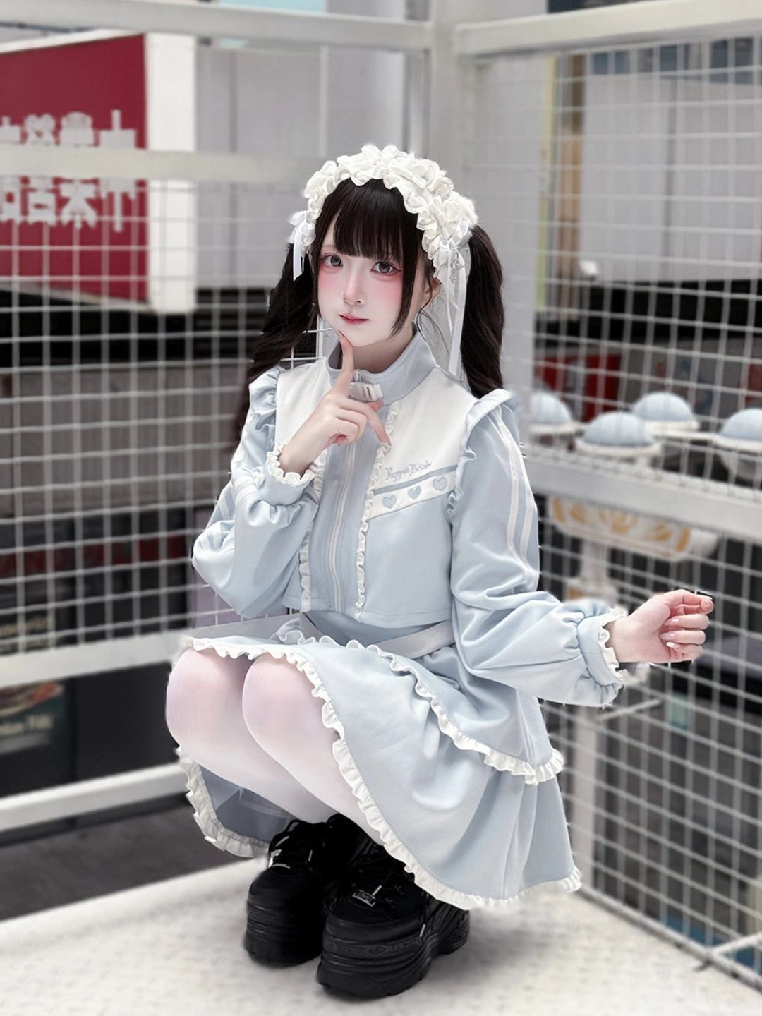 Sport Style Tenshi Kaiwai One-Piece Dress 44072:795757