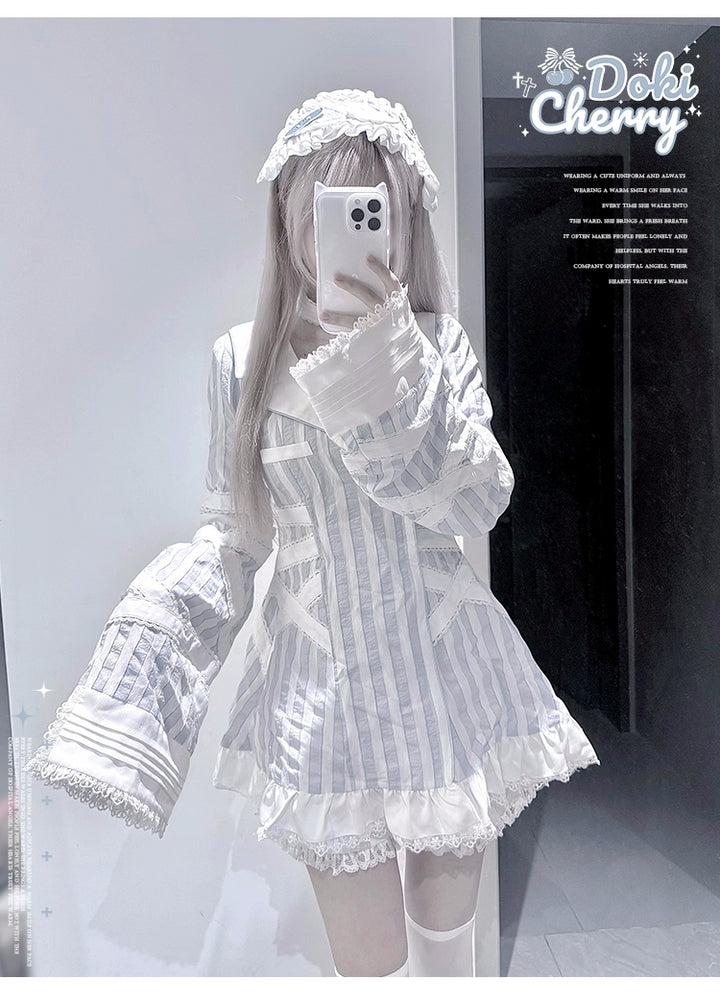 Tenshi Kaiwai Dress + Pocketed Cotton Shorts 43589:780579