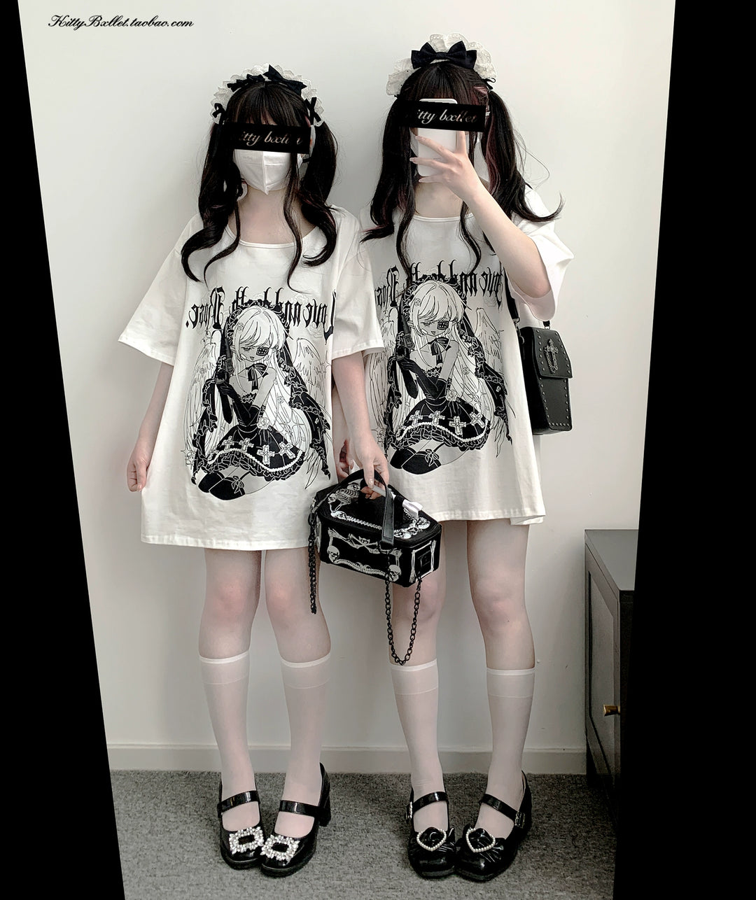 Oversize Jirai Kei T-shirt Short-sleeved Top 38318:598446