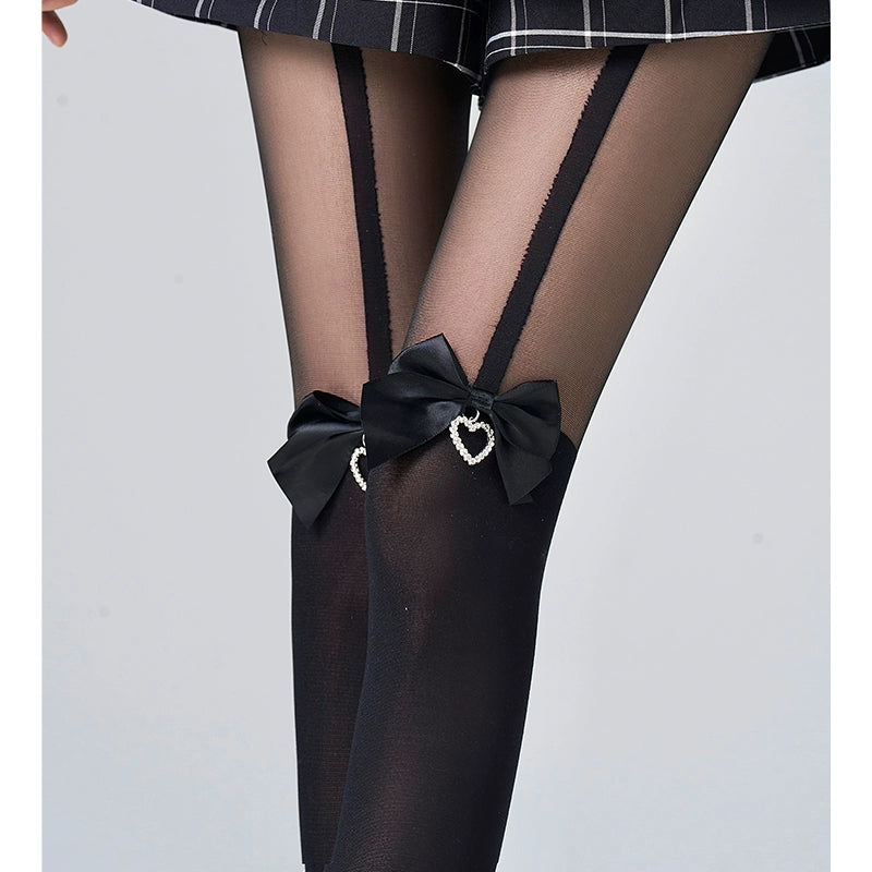 Rousangata Pantyhose, Detachable Knee Bow 42253:733588