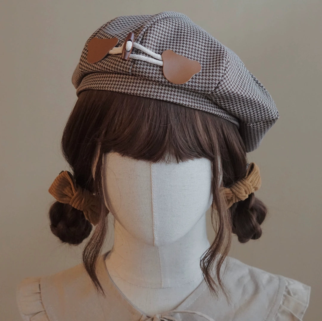 Handmade Beret Autumn-Winter Cloud Beret Duckbill Cap Multicolor 28948:332666 28948:332666