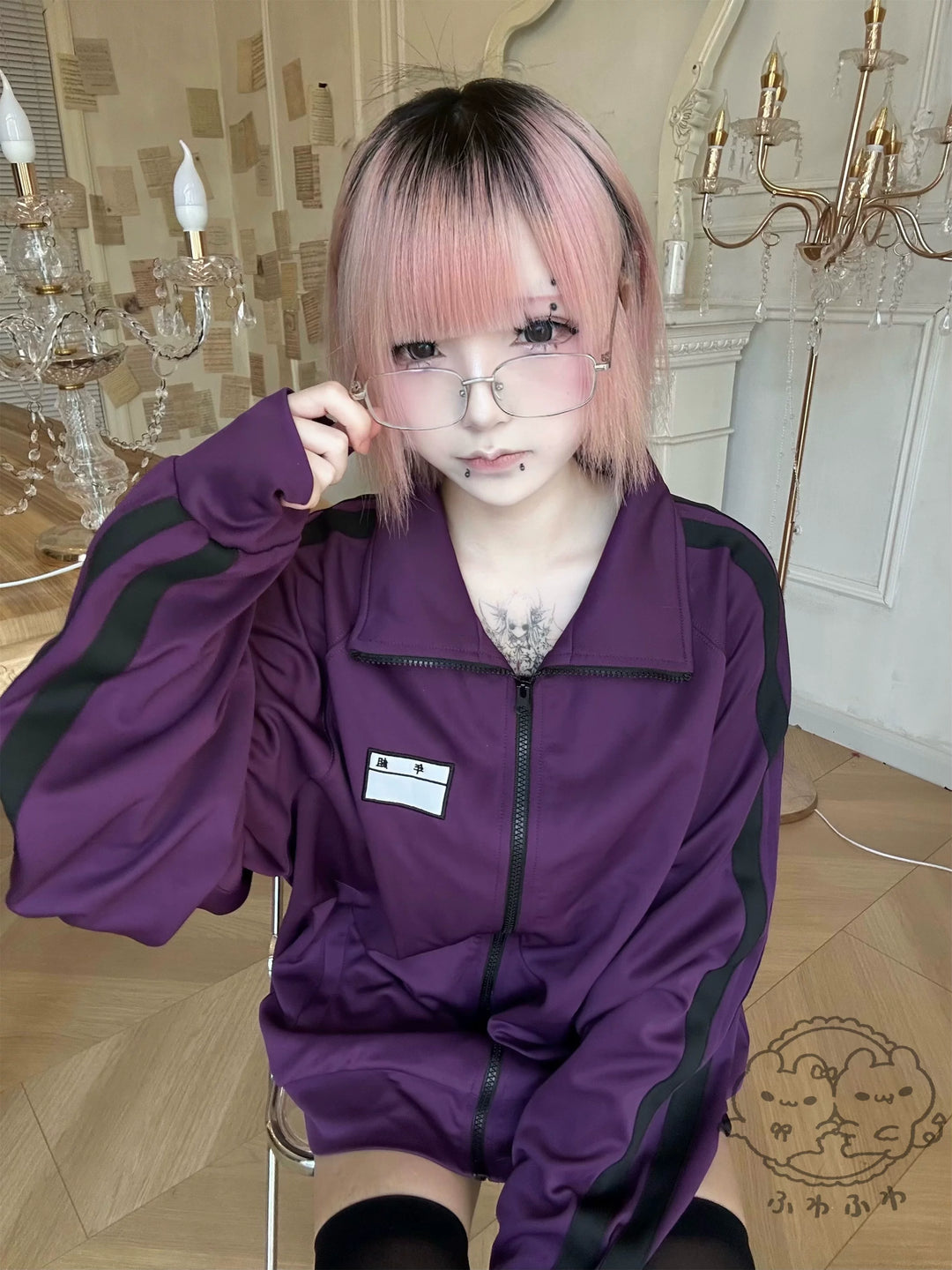 Purple Jersey Pants & Shorts, Full Elastic Waist 44859:826755