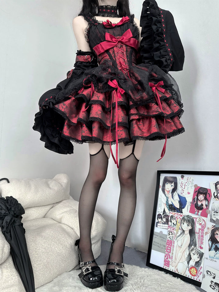 Ballet Lolita Dress Subculture Sweet Spicy Lolita Dress 35312:493090 35312:493090