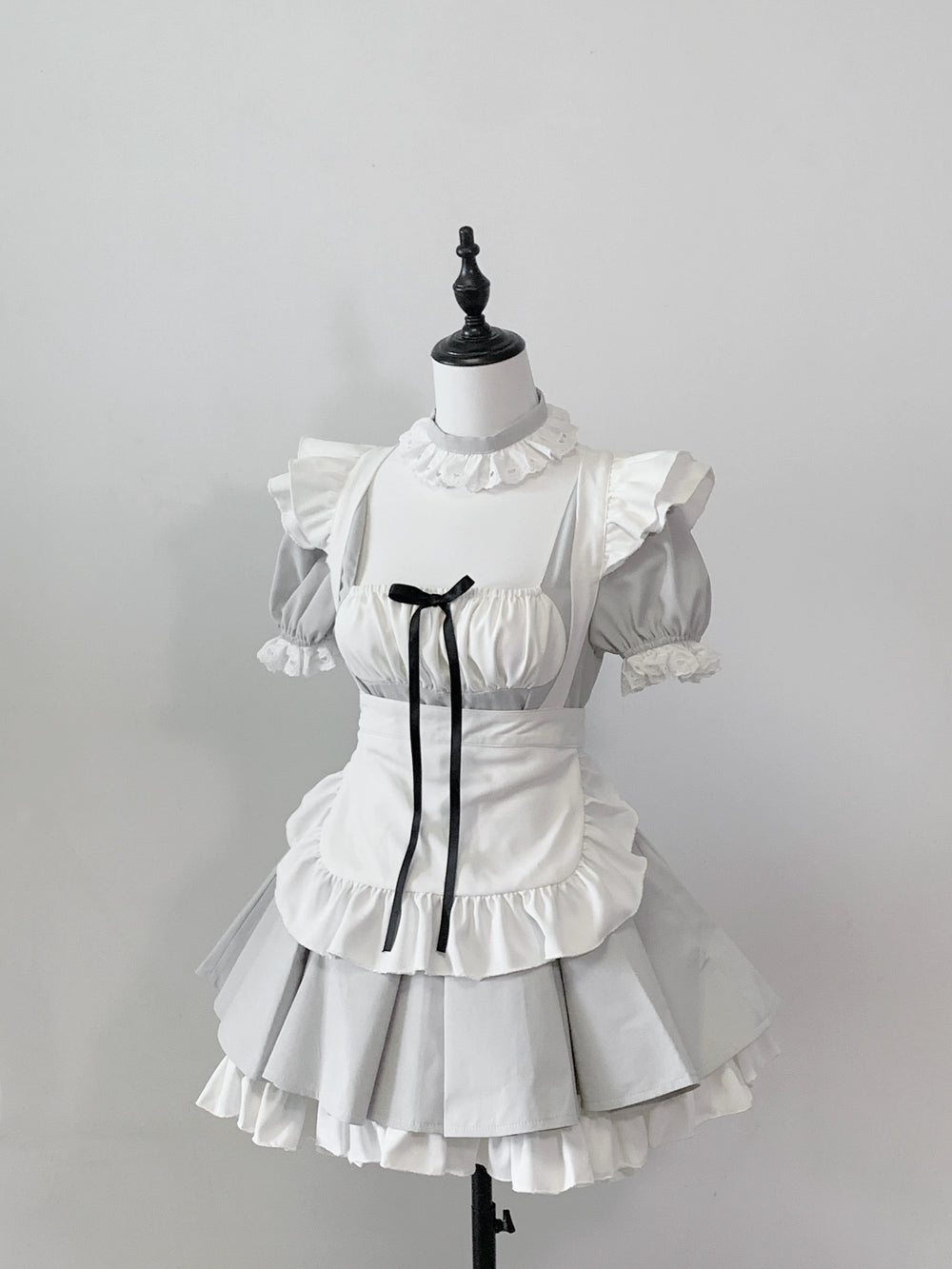 Kawaii Maid Dress, Detachable White Apron (L M S XL) 43805:786141