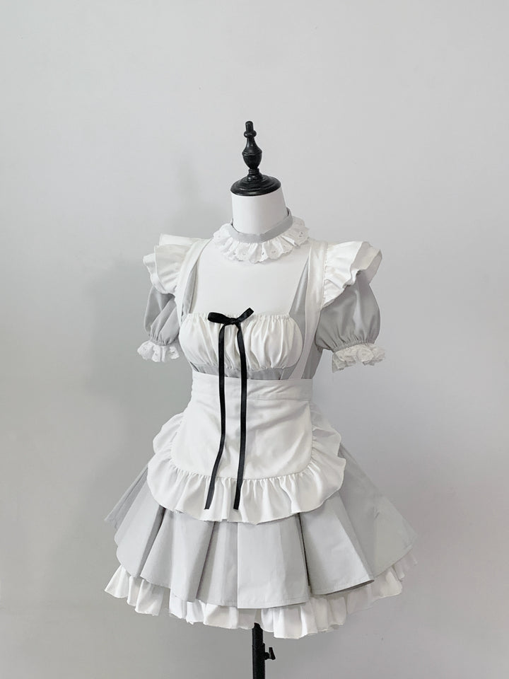 Kawaii Maid Dress, Detachable White Apron (L M S XL) 43805:786141