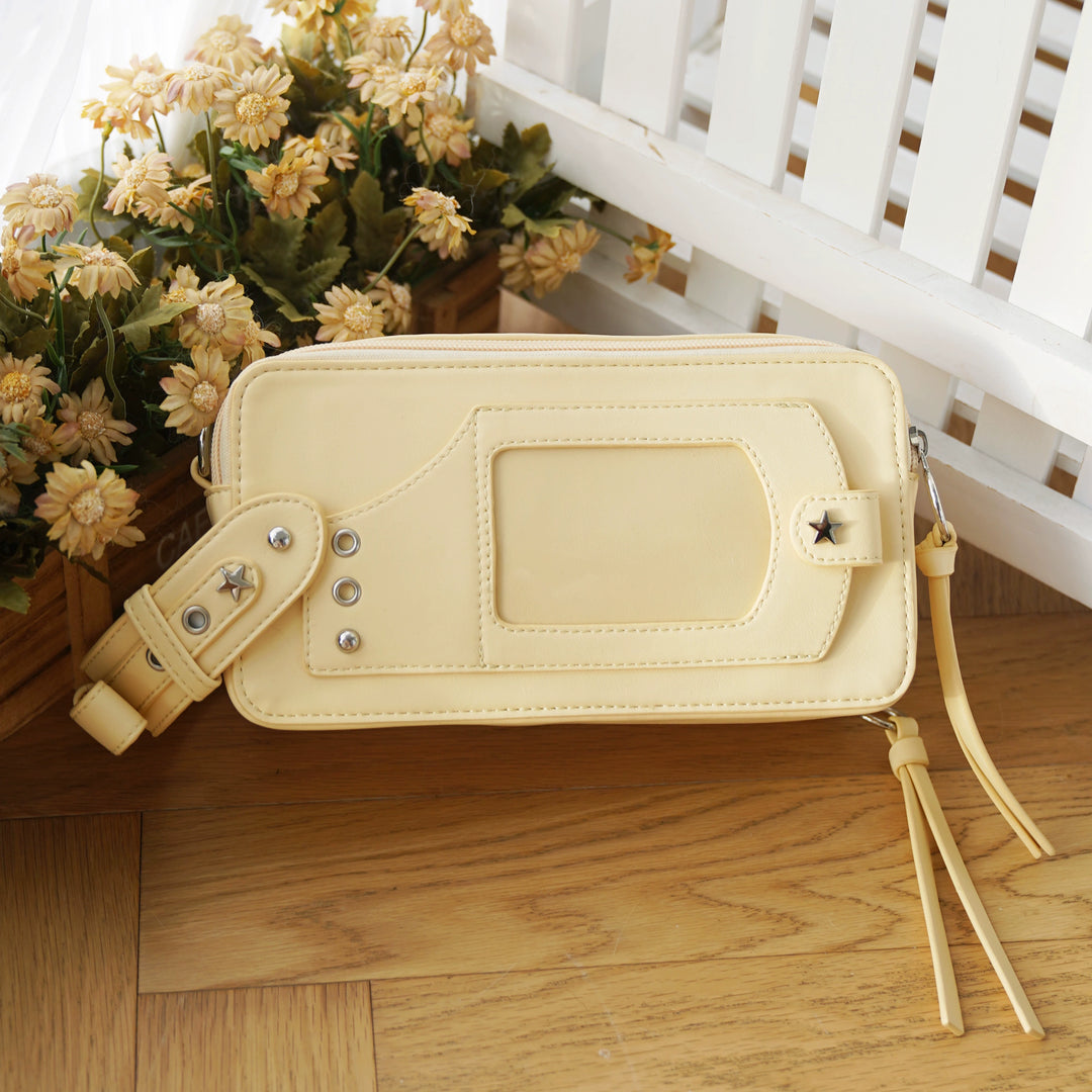 Gyaru Itabag Brick-like Crossbody Bag Motorcycle Handle Bag 41756:712998