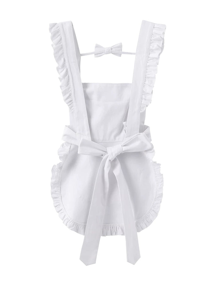 White Cotton Apron, Perfect for Jersey Maid Style 44855:825234