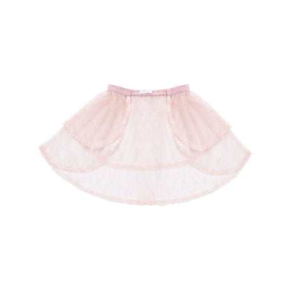 Pink Blue Lolita Dress Short Sleeve Lolita Dress Floral Tea Pot Print (L M S) 37134:552454
