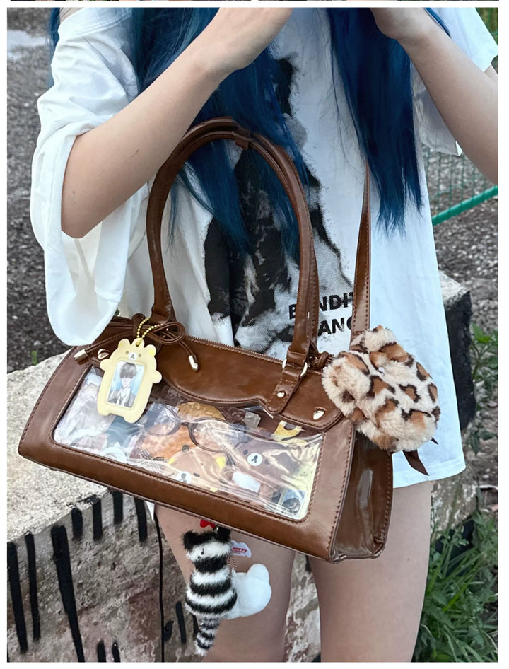 Vintage Baguette Itabag, Detachable Crossbody Shoulder Strap 45413:848831