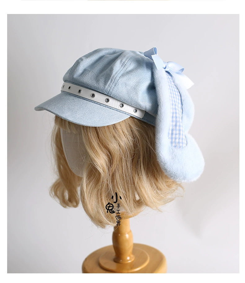 Tenshi Kaiwai Beret Hat, Bunny Ear Accents 43827:787212