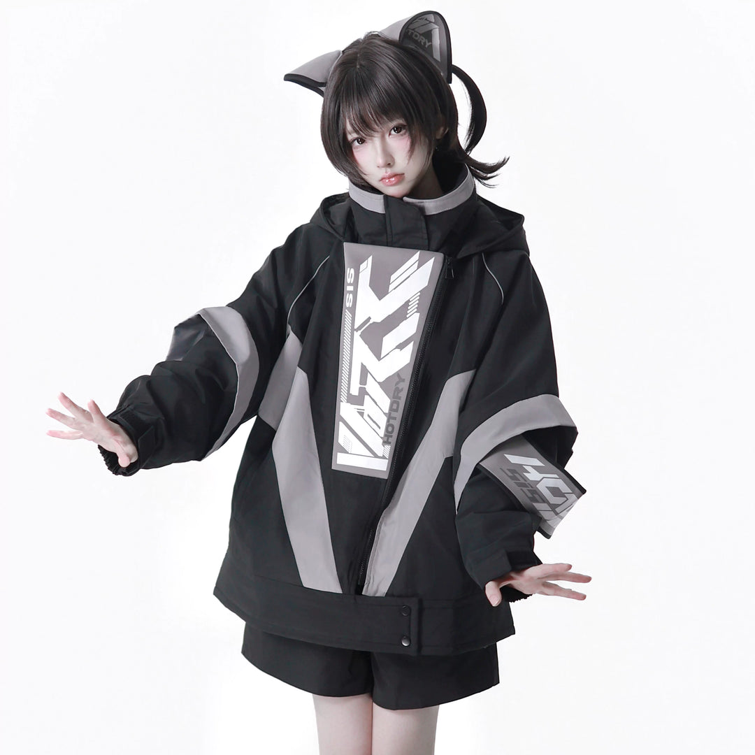 Tenshi Kaiwai Outfit, Windproof Jacket with Fleece Underlayer (L M XL) 44467:809425