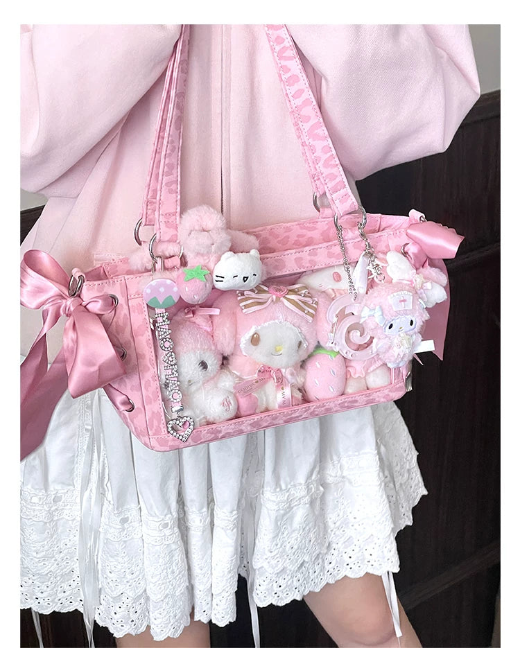 Daily Mini Ita Bag, Clear Window for Dolls & Badges 45427:849573