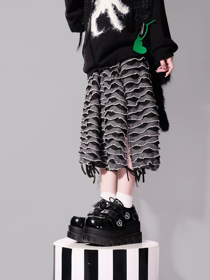 Jirai Kei Punk Fashion Cross Platform Shoes 4Colors 28958:344096