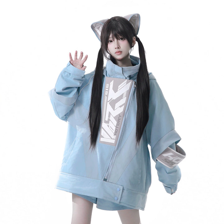 Tenshi Kaiwai Outfit, Windproof Jacket with Fleece Underlayer (L M XL) 44467:809422